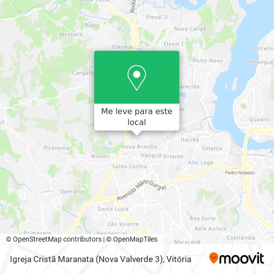 Igreja Cristã Maranata (Nova Valverde 3) mapa