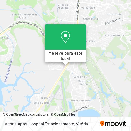 Vitória Apart Hospital Estacionamento mapa
