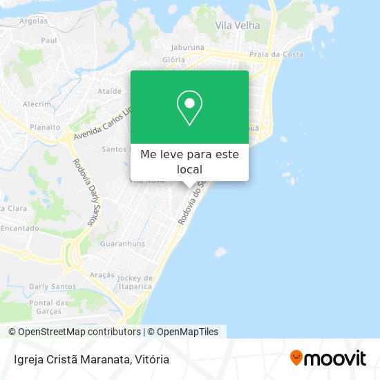Igreja Cristã Maranata mapa