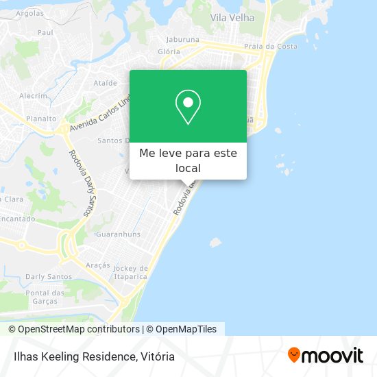 Ilhas Keeling Residence mapa