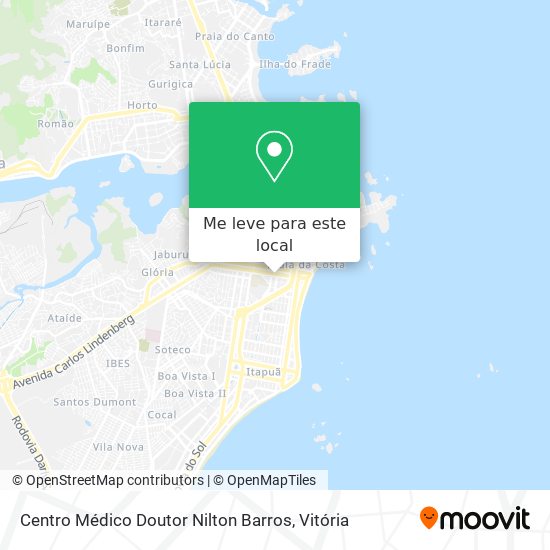 Centro Médico Doutor Nilton Barros mapa