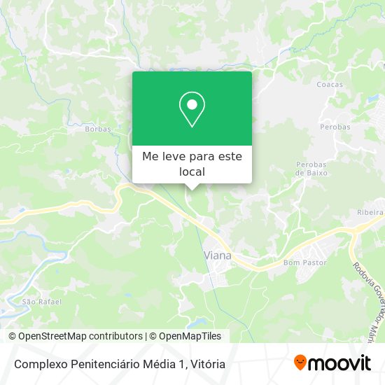 Complexo Penitenciário Média 1 mapa