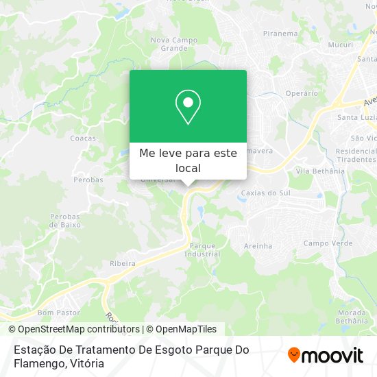 Estação De Tratamento De Esgoto Parque Do Flamengo mapa