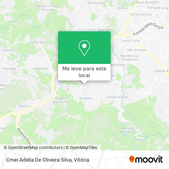 Cmei Adelia De Oliveira Silva mapa