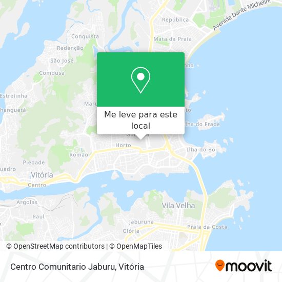 Centro Comunitario Jaburu mapa