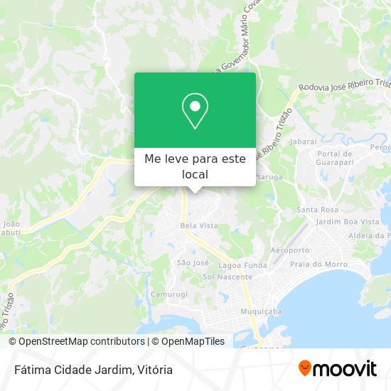 Fátima Cidade Jardim mapa