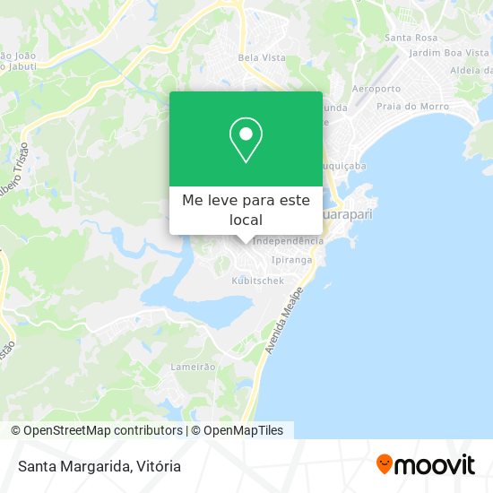 Santa Margarida mapa