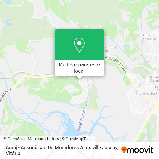 Amaj - Associação De Moradores Alphaville Jacuhy mapa