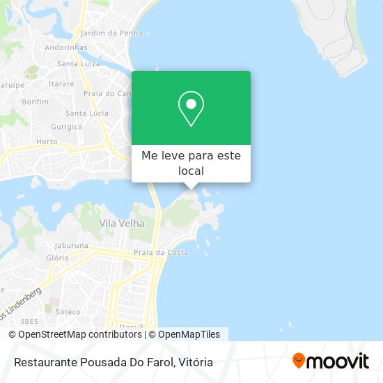 Restaurante Pousada Do Farol mapa