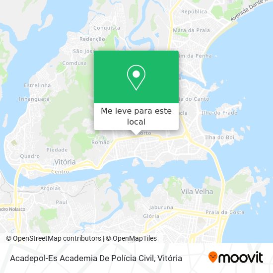 Acadepol-Es Academia De Polícia Civil mapa