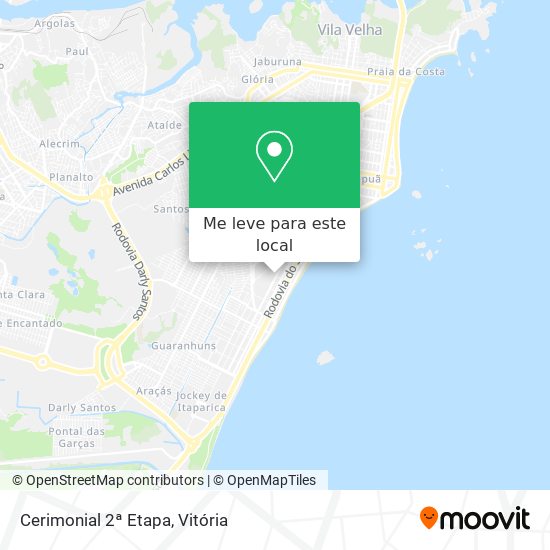 Cerimonial 2ª Etapa mapa