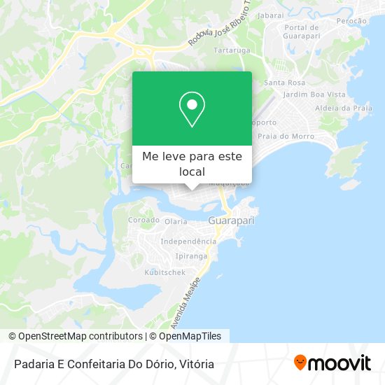 Padaria E Confeitaria Do Dório mapa