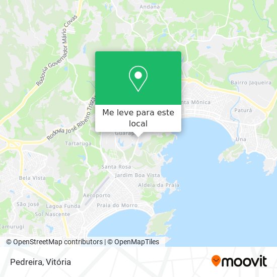 Pedreira mapa