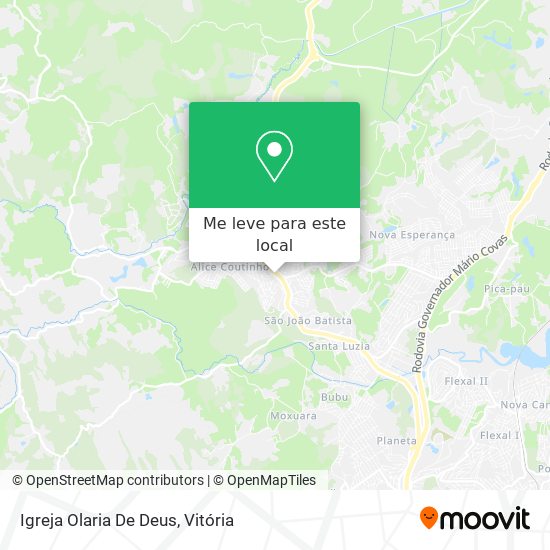 Igreja Olaria De Deus mapa