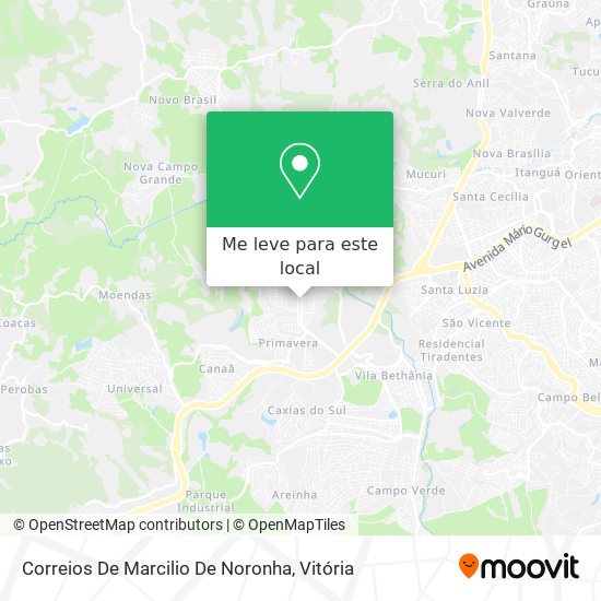 Correios De Marcilio De Noronha mapa