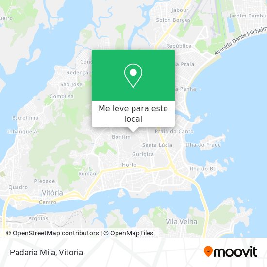 Padaria Mila mapa