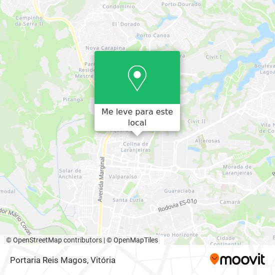 Portaria Reis Magos mapa