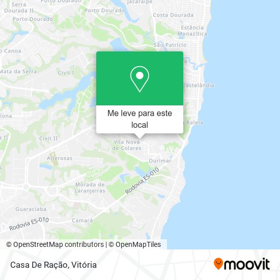 Casa De Ração mapa