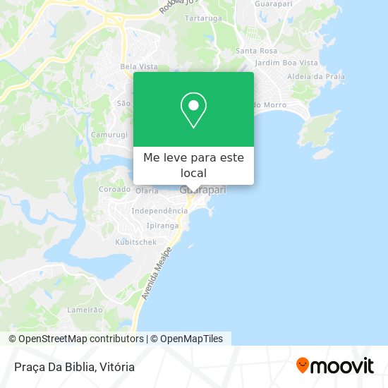Praça Da Biblia mapa
