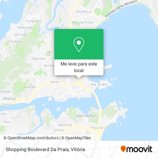 Shopping Boulevard Da Praia mapa