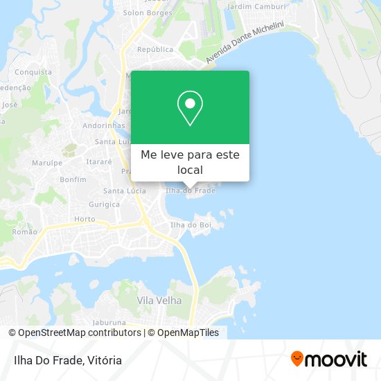 Ilha Do Frade mapa