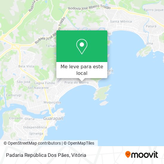 Padaria República Dos Pães mapa