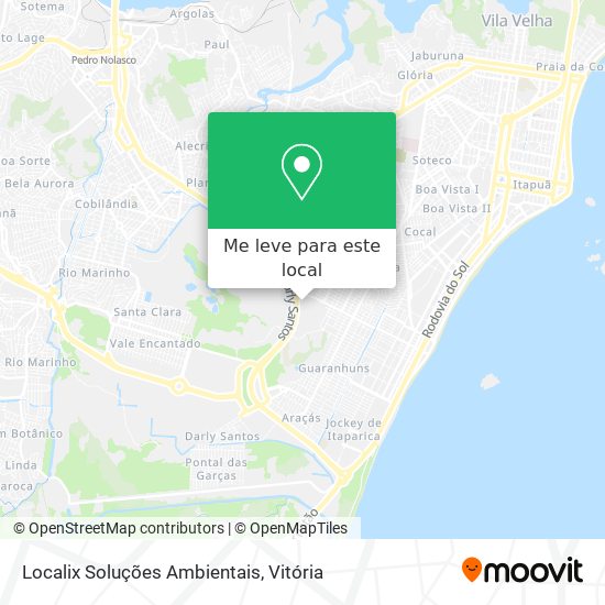 Localix Soluções Ambientais mapa