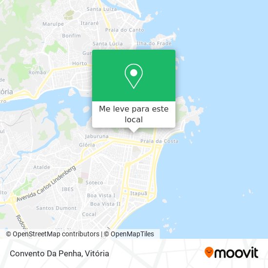 Convento Da Penha mapa