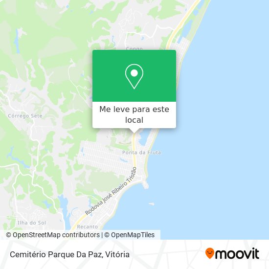 Cemitério Parque Da Paz mapa