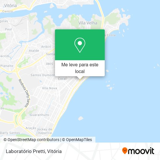 Laboratório Pretti mapa