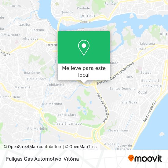 Fullgas Gás Automotivo mapa
