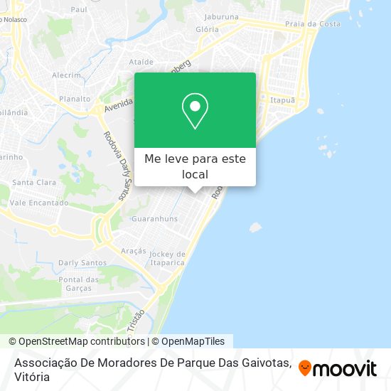 Associação De Moradores De Parque Das Gaivotas mapa