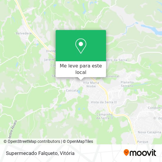 Supermecado Falqueto mapa