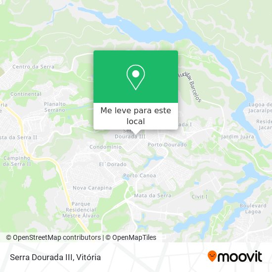 Serra Dourada III mapa