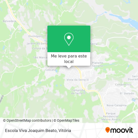 Escola Viva Joaquim Beato mapa