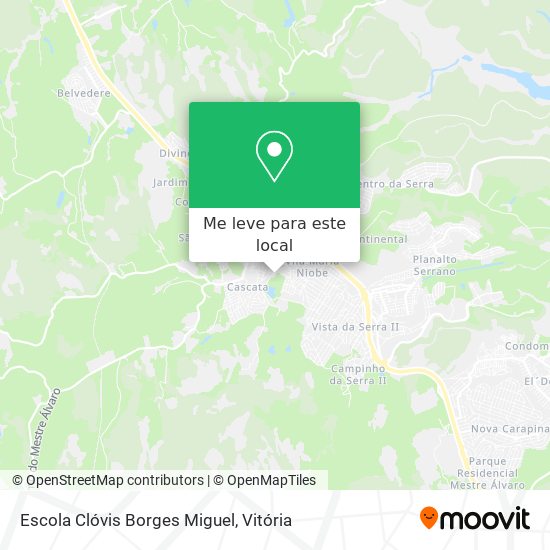 Escola Clóvis Borges Miguel mapa