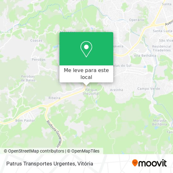 Patrus Transportes Urgentes mapa