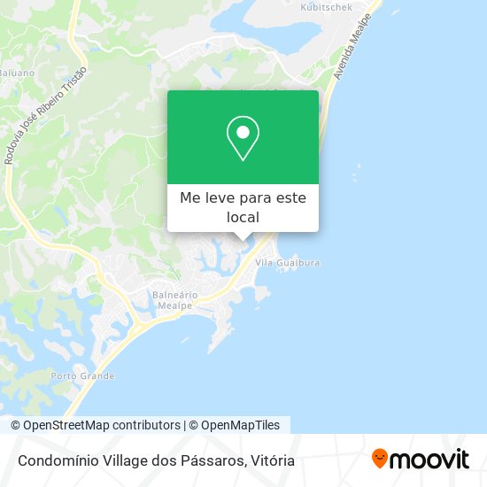 Condomínio Village dos Pássaros mapa