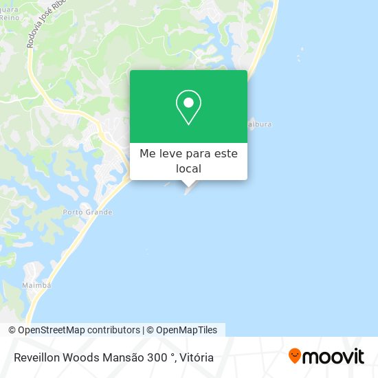 Reveillon Woods Mansão 300 ° mapa