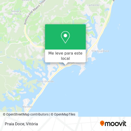 Praia Doce mapa