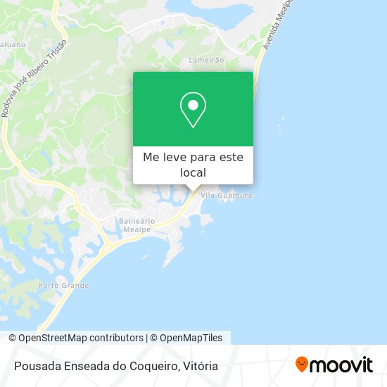 Pousada Enseada do Coqueiro mapa