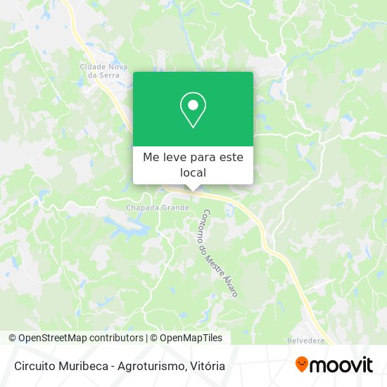 Circuito Muribeca - Agroturismo mapa
