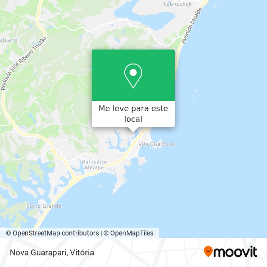 Nova Guarapari mapa