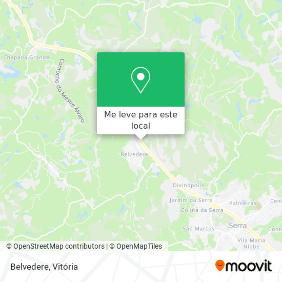 Belvedere mapa