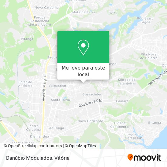Danúbio Modulados mapa