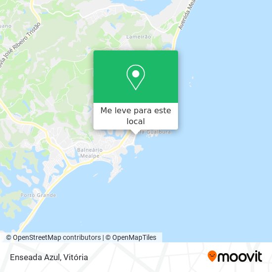 Enseada Azul mapa