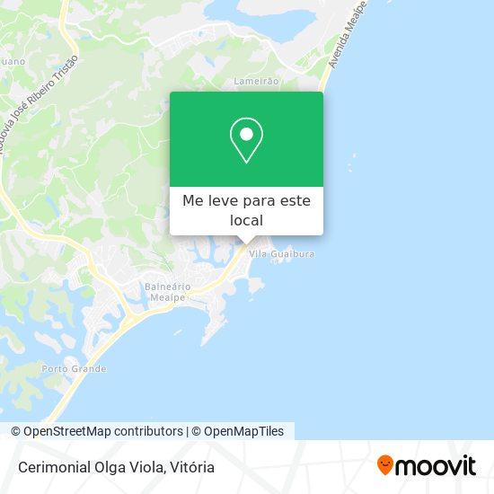 Cerimonial Olga Viola mapa