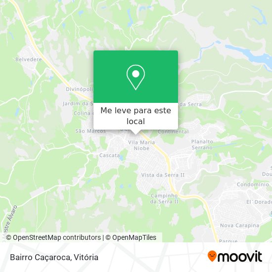 Bairro Caçaroca mapa