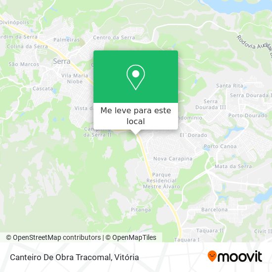 Canteiro De Obra Tracomal mapa