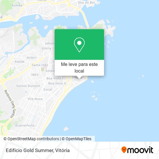 Edifício Gold Summer mapa